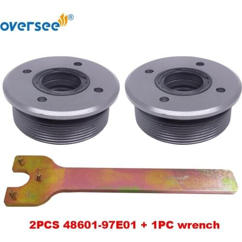 48601-97E01 Screw Cap with Wrench For Suzuki Outboard Motor DT40 DF40 DF50 Power Tilt Trim Assy with Seals 48601-97E00