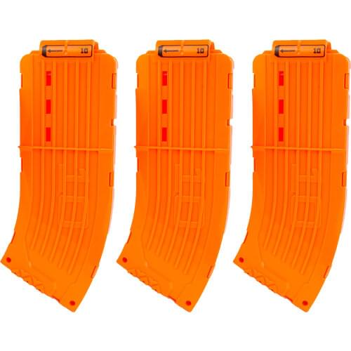 EKIND 10 Darts bending Clips Soft Bullet Quick Reload Clips Compatible for Nerf N-Strike Elite Magazine Toy Gun