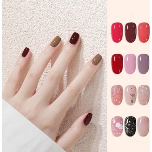 10g Gel Nail Polish Soak Off UV Gel Nail Art Gel Long Lasting Baking-free Nail Art Soak Off Manicure Polish Glue for Nail Salon