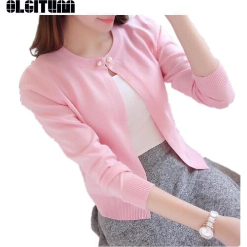 New 2020 Spring Autumn Sweater Cardigan Sunscreen Shawl Thin Coat Long Sleeve Sweater Girl Summer Air Conditioning Open Stitch