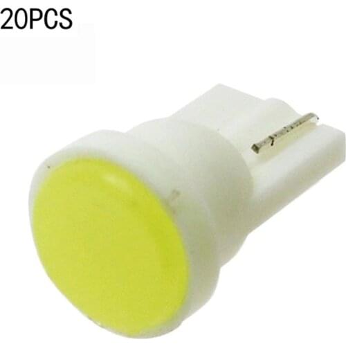 Ceramic Car Led T10 Cob Width Indicator Light 20Pcs Used For Vehicle Instrument Lights License Plate Lights