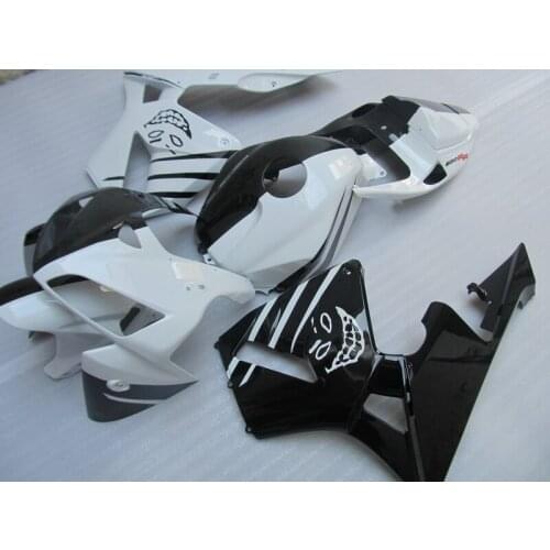 Injection mold motorcycle fairing kit for Honda CBR600RR 2005 2006 black white plastic fairings set CBR600 RR 05 06 XF13