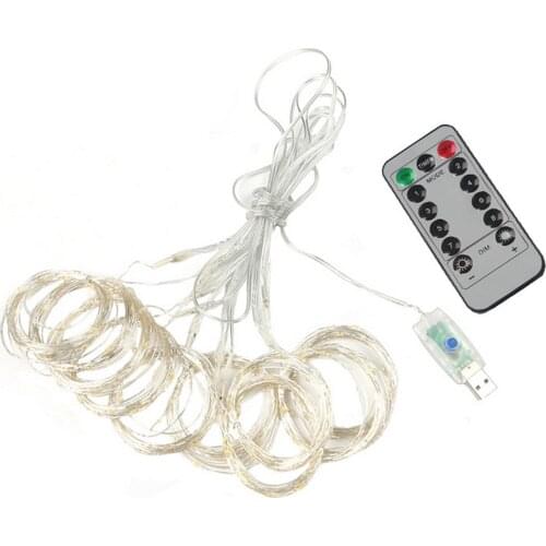 Creative Night Light Christmas Ornaments Window Ornaments USB Port Power Supply Manual Wireless Remote Control