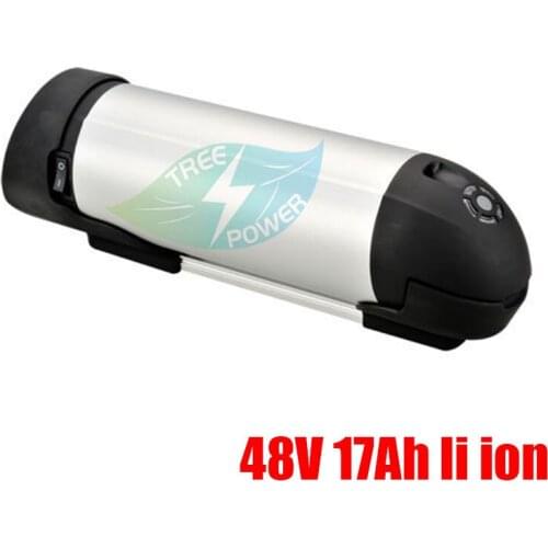 Hot selling 48v ebike bottle lithium battery 48v ebike battery 17ah best cells 48v bottle battery