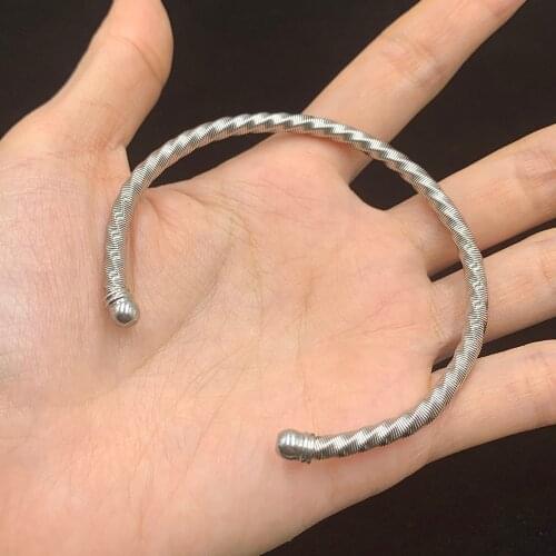 Fashion Adjustable Cuff Bracelets Mesh Elastic Stainless Steel Bracelet For Men Women Jewelry Bangles Gifts 2020 New Style