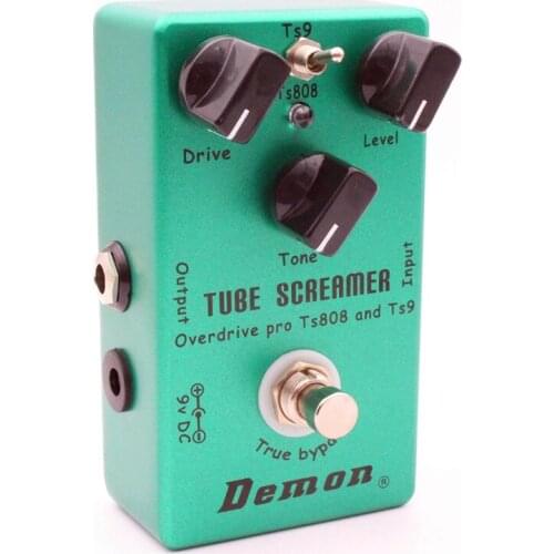 MOSKY Demon TS808 Tube Screamer Overdrive Pro Vintage Electric Guitar Effect Pedal