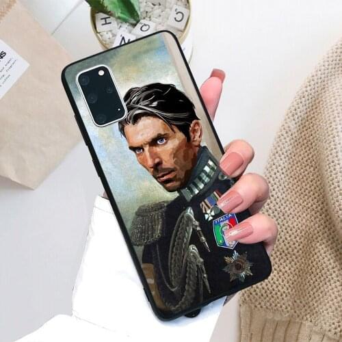 For Samsung Galaxy Gigi Buffon Soft TPU Black Border Samsung Galaxy Case