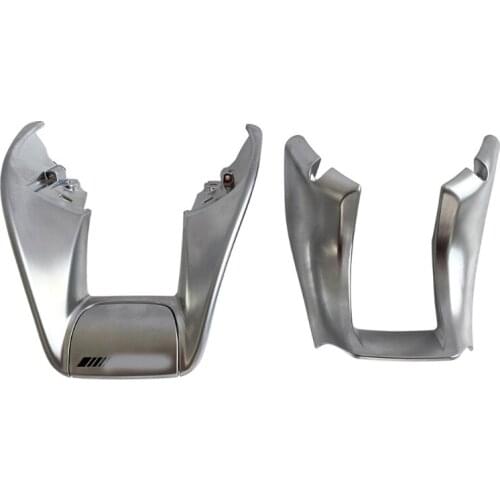 Steering Wheel Button Stickers Cover Car Interior Decoration Trim Compatible with Mercedes-A C E Class Inner Accessories QW