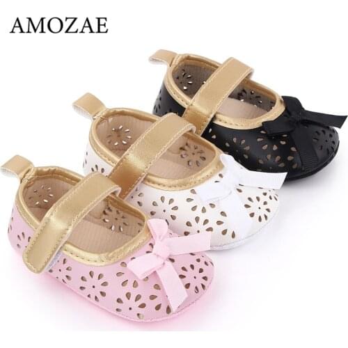 2021 New Baby Girl Shoes PU Leather Sandals Summer сандали детские Hollow Out Baby Shoes For Newborn Velcro Crib Non-slip Shoe