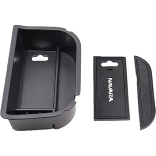 Center Console Organizer Replaces Storage Box Container Armrest Box Secondary Tray Insert Pallet for Nissan Navara 2018