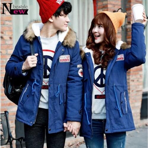 New Parka Men Coats Winter Jacket Women Slim Thicken Fur Hooded Outwear Warm Coat Top Clothing Casual Mens Coat Veste Homme Tops