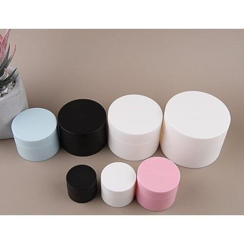 Plastic Box 3g/5g/10g/15g/30g/50g/80g Empty Box Travel PP Facial Cream Jar Cosmetic Tight Waist Container