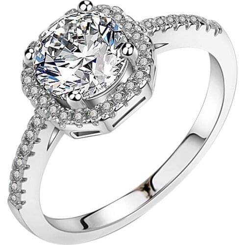 Luxury Wedding Rings for Women Silver 925 Natural Aquamarine Simple Fine Jewelry 4-10 Size Temperament Big Silver Rings Gift