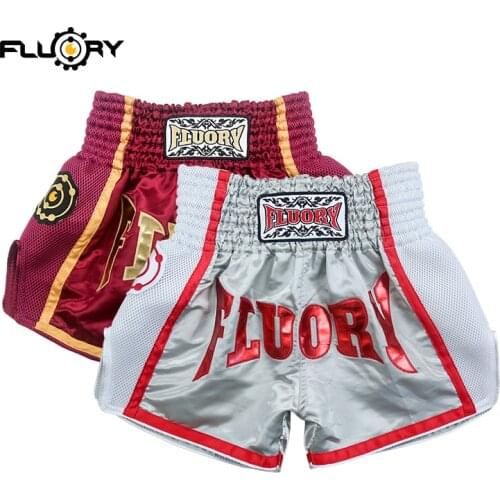 5 colors fluory KIDS muay thai shorts trainning and competing mma shorts kick boxing shorts