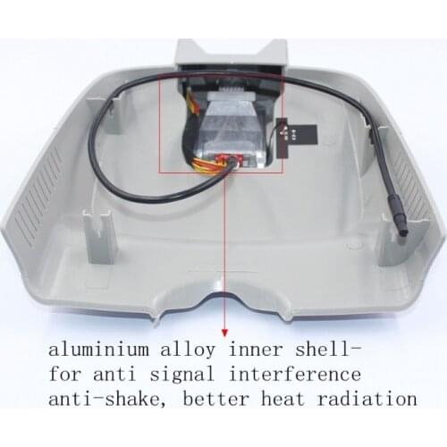 PLUSOBD Special Hidden Car DVR Wireless For Benz GLK X204 2009-15 OEM Seamless Circular Recording Car Camera 170 1080P Full HD