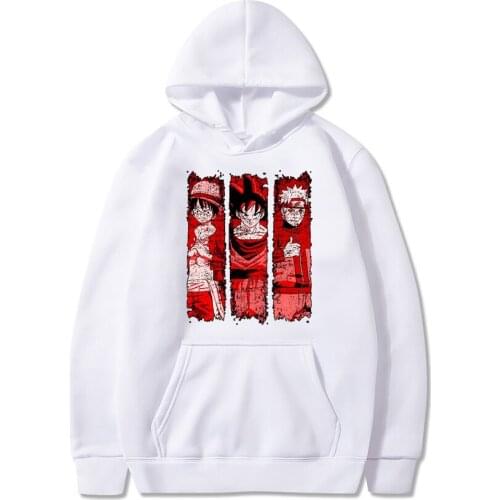 Anime Hoodie Icons Goku Luffy Manga Hoodies Man Women Unisex Pullover Fleece Quality Sweatshirt Harajuku Dropship Clothes