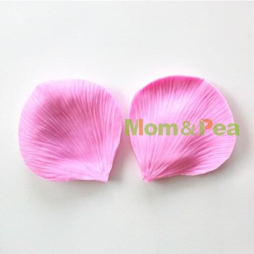 Mom&Pea 0713 Free Shipping Petal Shaped Silicone Press Mold Cake Decoration Fondant Cake 3D Mold Food Grade