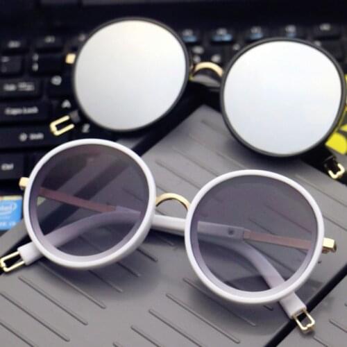 2021 Delicate Children Sunglasses Cute Round Sunglasses UV400 metal Plastic Sport Sun Glasses For Baby Girls Boys Glasses Oculos