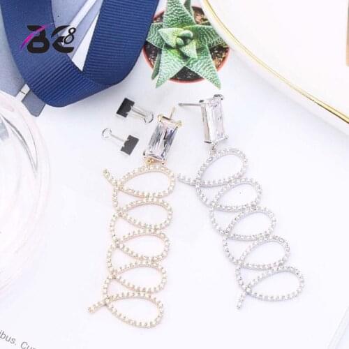 Be 8 Unique Charming Irregular Long Drop Dangle Earrings for Women Fashion Elegant Statement Jewelry Bijoux 2018 E596