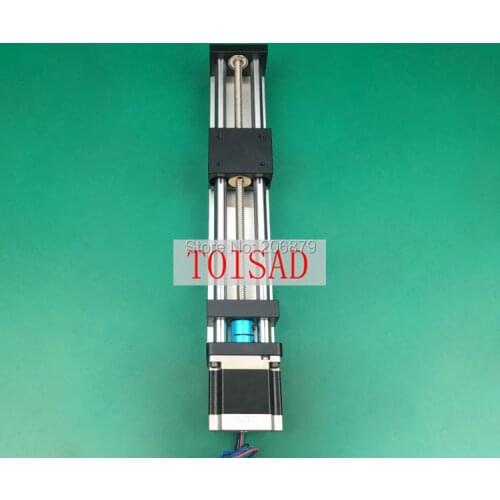 Free Shipping Effective Travel Length 50-300mm GPS T8*2 8MM T-screw Linear Motion Guide Stage Moulde+57 Nema 23 Step Motor CNC