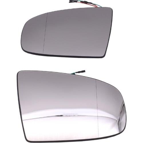 For BMW X5 E70 X6 E71 E72 Left Right Rearview Wing Mirror Glass Heated Adjustment With Wiring Harness 51167174981 51167174982