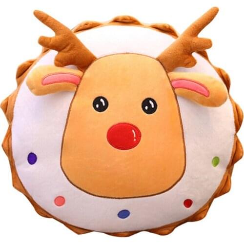 Kawaii Christmas Plush Toys Santa Claus Elk Christmas Tree Plush Pillow Creative Soft Plush Toys for Kids Xmas Lovely Plush Doll
