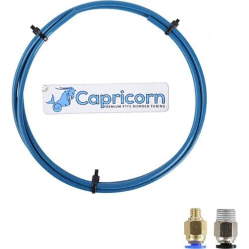 3D Printer Kit with Capricorn Premium XS Bowden Tubing 1/2M, PTFE Tube , for Ender 3/3 Pro/5 CR-10 Series/10S/20/20 Pro
