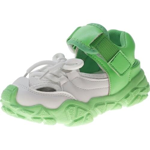 Summer Sandals 2021 Boys Casual Toes Capped Sandals Girls Hollow Breathable Sneakers Matching Running Shoes Hot Fashion