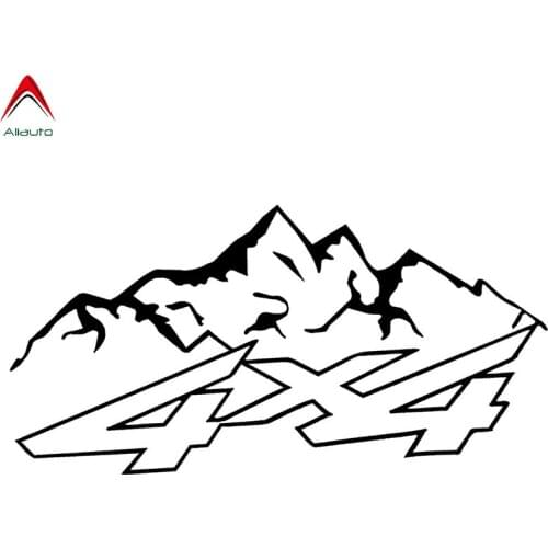 Aliauto Fashion Car Sticker 4 X 4 Mountain Offroad Auto Motorcycles Accessories PVC Decal for Kia Rio Passat B6 Lada,17cm*8cm