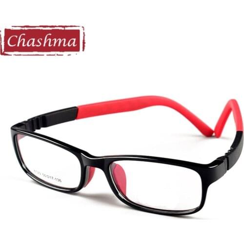 Prescription Glasse Frame Silicone Rubber Material Frame Children Eyewear Kids Optical Glasses Frame Girls Boys Soft Eyeglasses