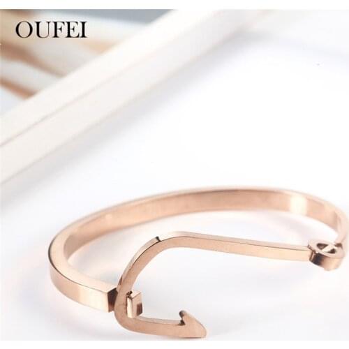 OUFEI Stainless Steel Jewelry Bracelets For Women Bracelets Bangles Jewellery Accessories Mass Effect