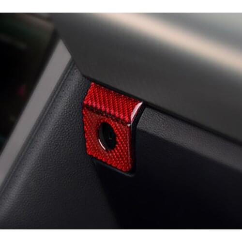 It Is Suitable For Ford Mustang The Carbon Fiber 2015-2019 Storage Box Panel Left Hand Drive