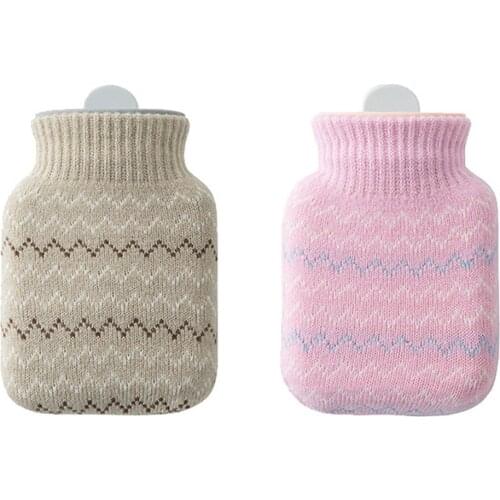 Portable Winter Warm Hot Water Bottle Pain Relief Warm Cover Hand Bag
