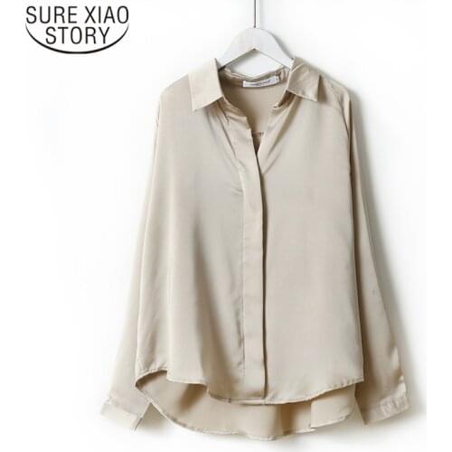 SURE XIAO STORY Womens Silk Shirts