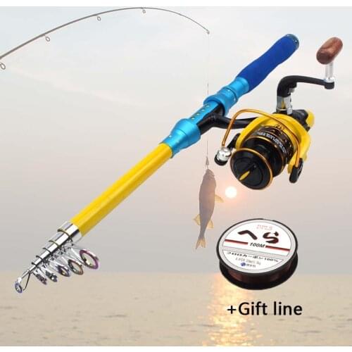 NEW Carbon Fiber Telescopic Carp Sea Fishing Rod pole Portable Spinning Travel Ultralight1.8M 2.1M 2.4M 2.7M 3.0M