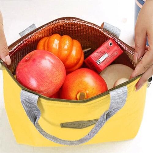 Tinfoil Aluminum Thermal Insulated Cooler Picnic Lunch Box Waterproof BBQ Office School Hik Travel Food Cooler Tote Storage Bag