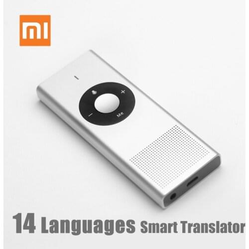 Xiaomi Moyu AI Smart Translator for Travel Study 14 Languages 7 Days Standby 8H Translate Machine Microsoft Translation Engine