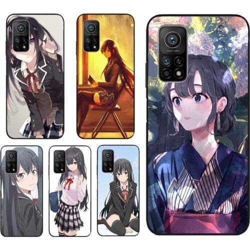 Yukinoshita Yukino Phone Case For Xiaomi Mi 10T Pro 11 Lite Ultra Mi A3 Note 10 POCO X3 M3 Pro F1 F2 F3 Cover
