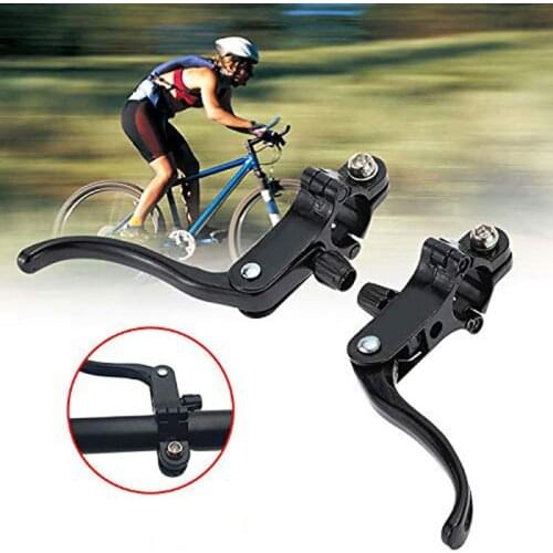 1 Pair Plastic Mountain Bike Universal All Foldable Bicycle Aluminum Alloy Brake Handle Mountain Road Bicycle Brake Lever