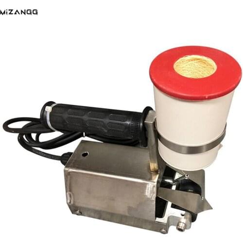 220V Automatic Veneer Patchwork Machine Cycloidal Veneer Mechanical Stitching Machines Portable Sewing Machine