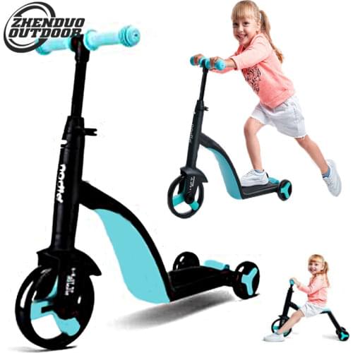 3 in 1 Scooter children multi-function baby yo-yo balance scooter tricycle Kids 3 Wheels For Kids Aged 3 To 6