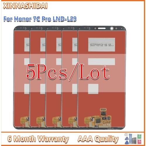 5PCS/ NEW For Huawei Honor 7C / Honor Play 7C Honor 7C pro LCD Display Touch Screen Digitizer Assembly