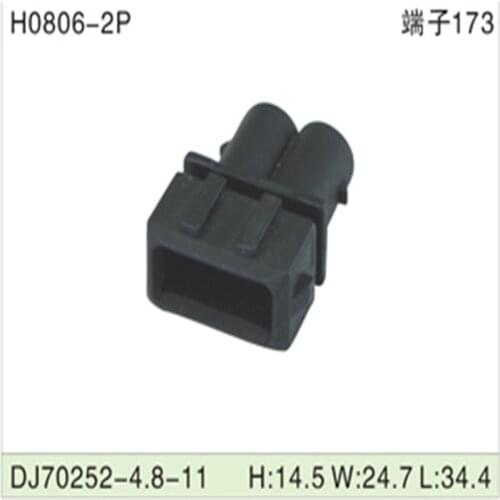 500PCS DJ70252-4.8-11 4.8mm 2Pin AMP Car Electrical Wire Connectors for Audi ,BMW,Honda,Toyota,NISSAN AND other models