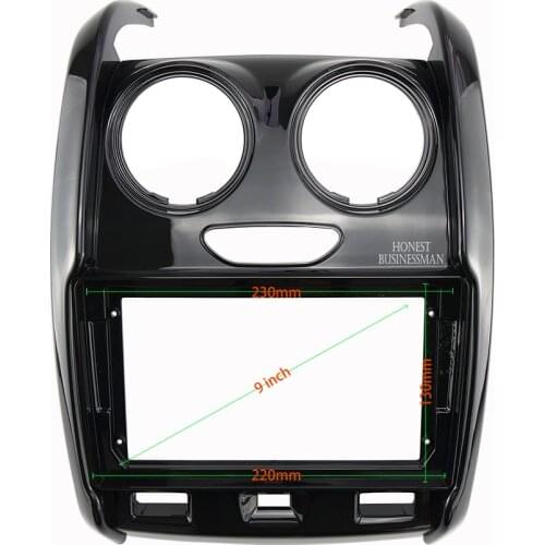 9 INCH Car Audio Frame GPS Navigation Fascia Panel Car dvd Plastic Frame Fascia is suitable for RENAULT DUSTER 2015
