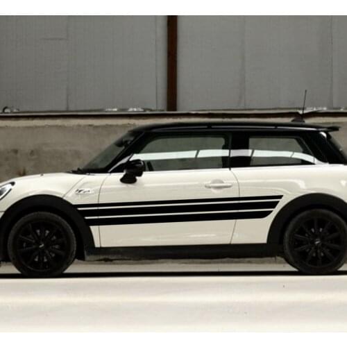 Car Decals Racing stripes 72'' for MINI Vinyl Auto Truck Side Door Stickers ZC975