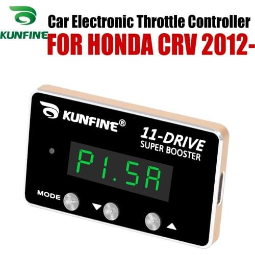 KUNFINE Car Electronic Throttle Controller Racing Accelerator Potent Booster For HONDA CRV 2012-After Tuning Parts
