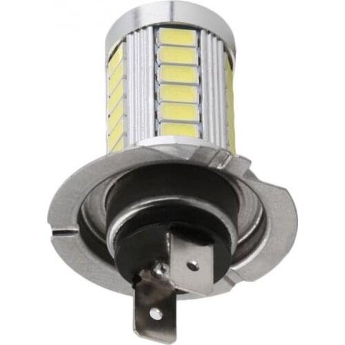 Car Light 1PC H7 Type White 5630 SMD 33 LED Fog Lamp Driving Light Super Bright Bulb