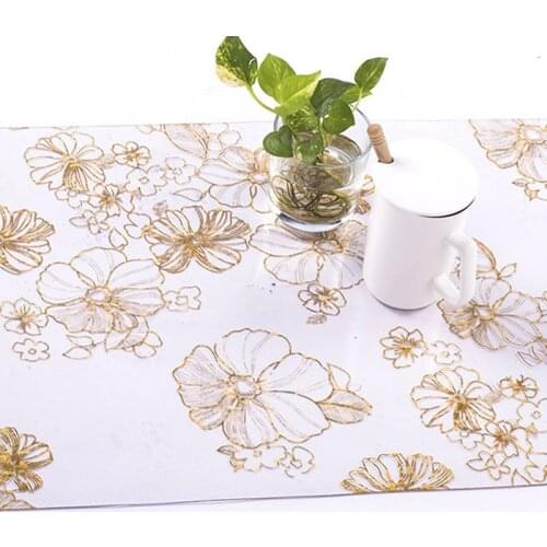 BALLE 1.5mm Strong Transparent Tablecloth PVC Clear Plastic Mat Pad Korean Table Cloth Soft Glass for Protect Dining Table Desk