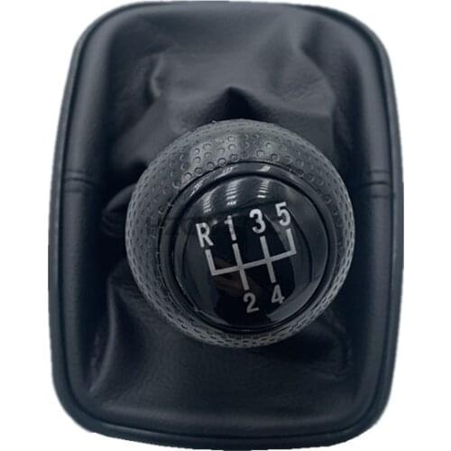 Free Shipping 5 Speed Car Gear Shift Knob Lever Shifter Gaitor Boot For VW 1999-2004 Golf 4 IV MK4 GTI R32 For Bora Jetta MT