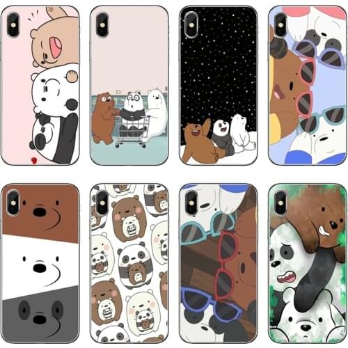 Cute Ice Bear Panda Accessories Phone Case For Xiaomi Redmi 9T 9C 9A 7 7A K20 6 6A S2 Redmi Note 9S 9T 9 8 8T 7 6 5A Pro